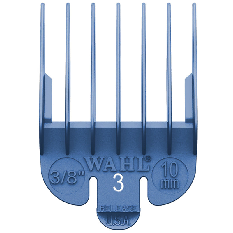 Wahl #3 Plastic Tab Attachment Comb 3/8" Blue