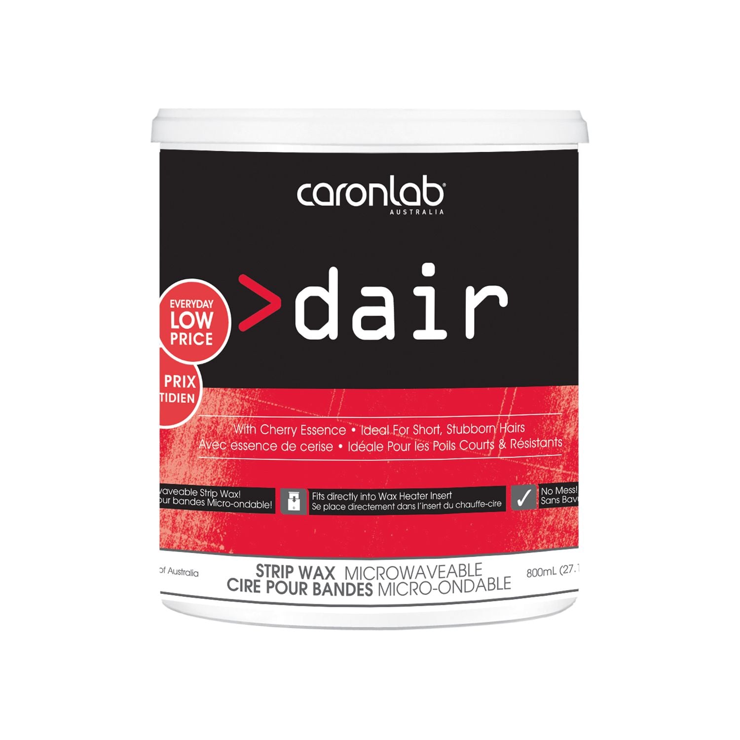 Caronlab Dair Strip Wax - Microwaveable 800ml