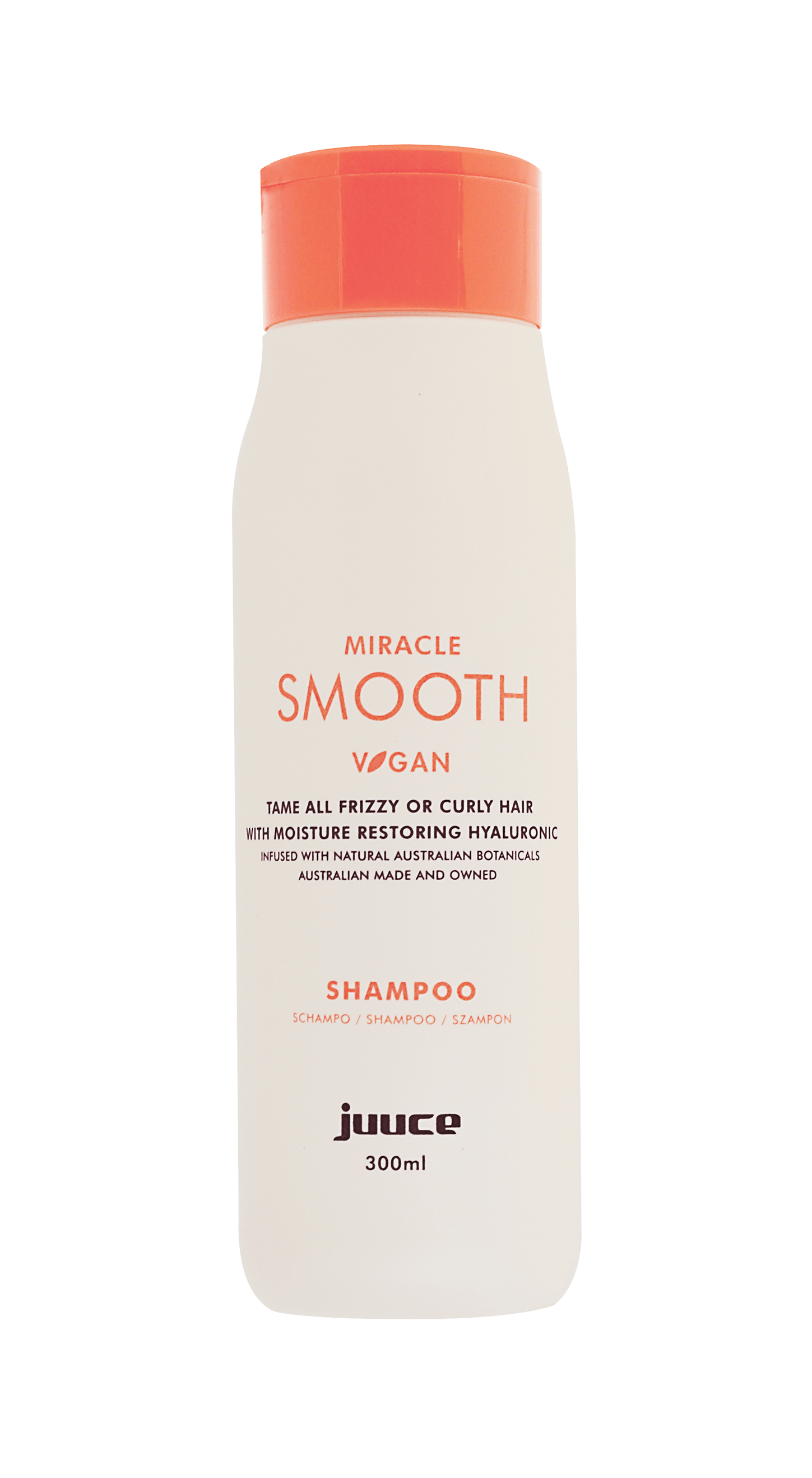 Juuce Miracle Smooth Shampoo 300ML (previously Miracle D.frizz)