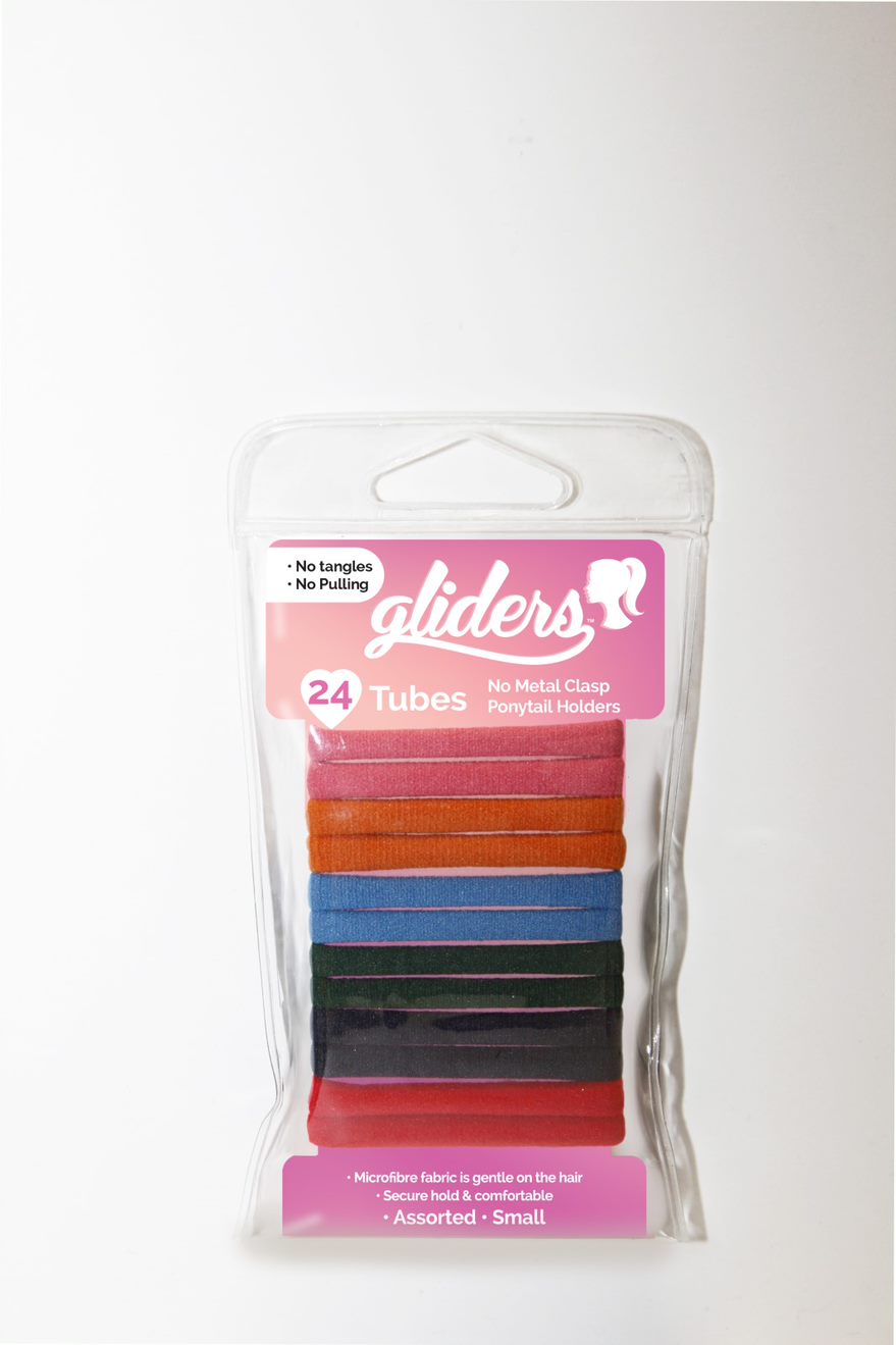 Gliders Tubes Small Assorted Colours 24pc
