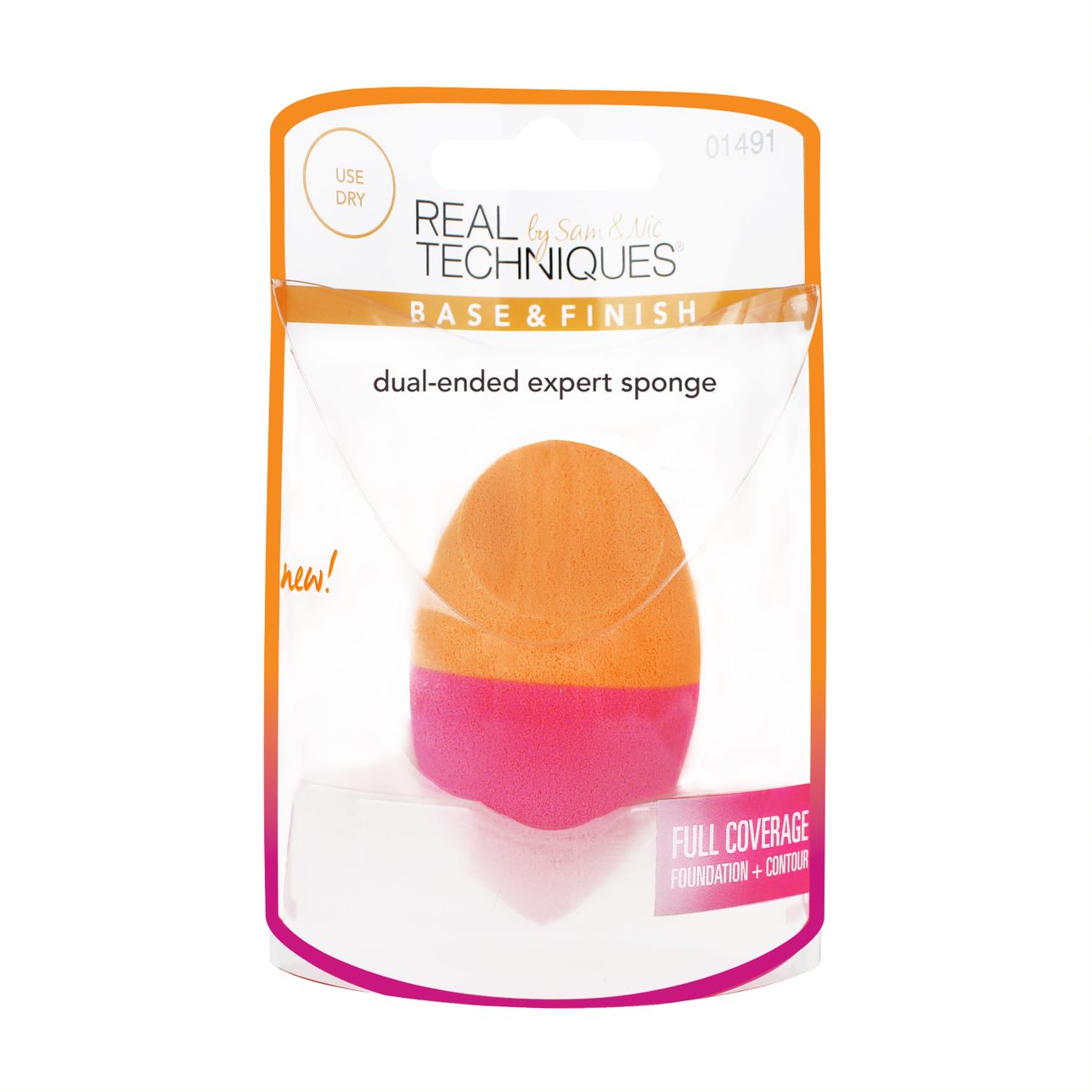 Real Techniques #1491 Dual Ended Expert Sponge
