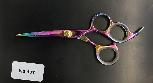 ks137 cheetah scissor 5.5 inch Kaleidoscope  finish in case