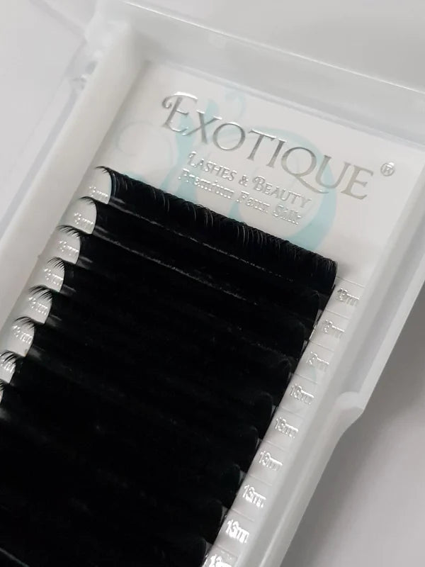 Exotique Faux Silk B curl 0.15 x 12mm 1 Tray (16 rows)