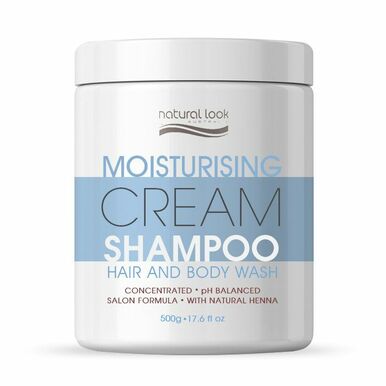 Natural Look Moisture Cream Shampoo with Henna 450g
