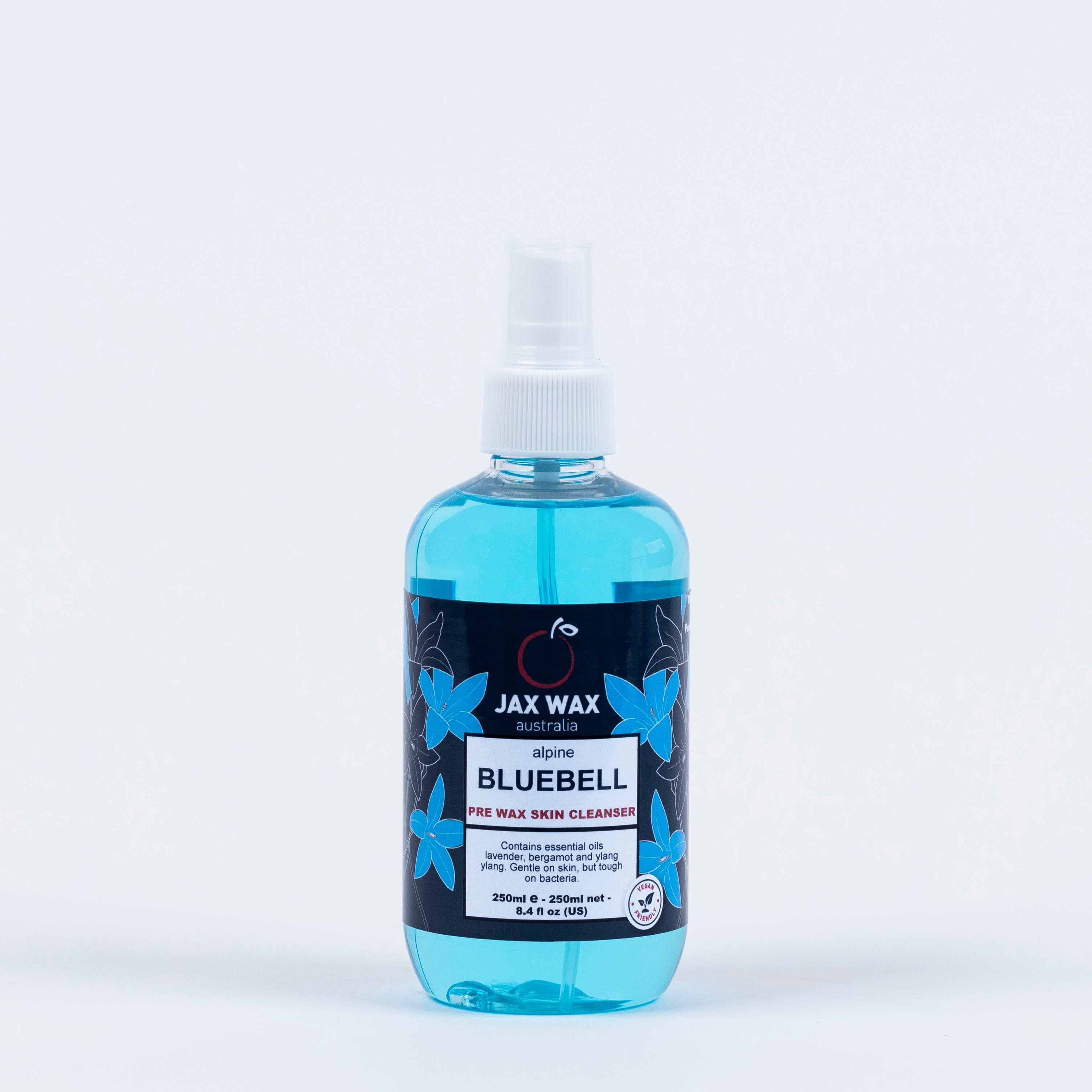 Jax Wax Alpine Bluebell Pre Wax Cleanser Spray 250ml