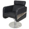 Cressida - FLAT Square Hydraulic BLACK Upholstery