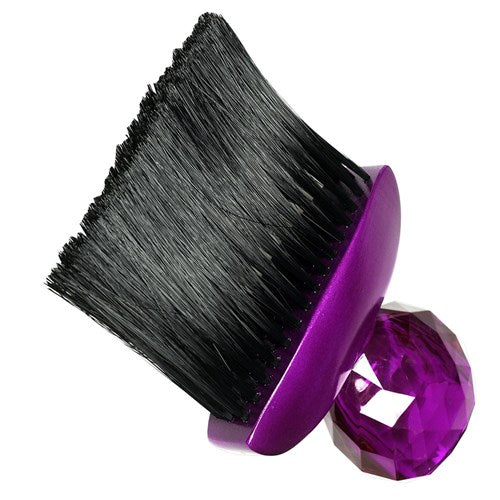 Silver Bullet Black Crystal Neck Brush - Purple