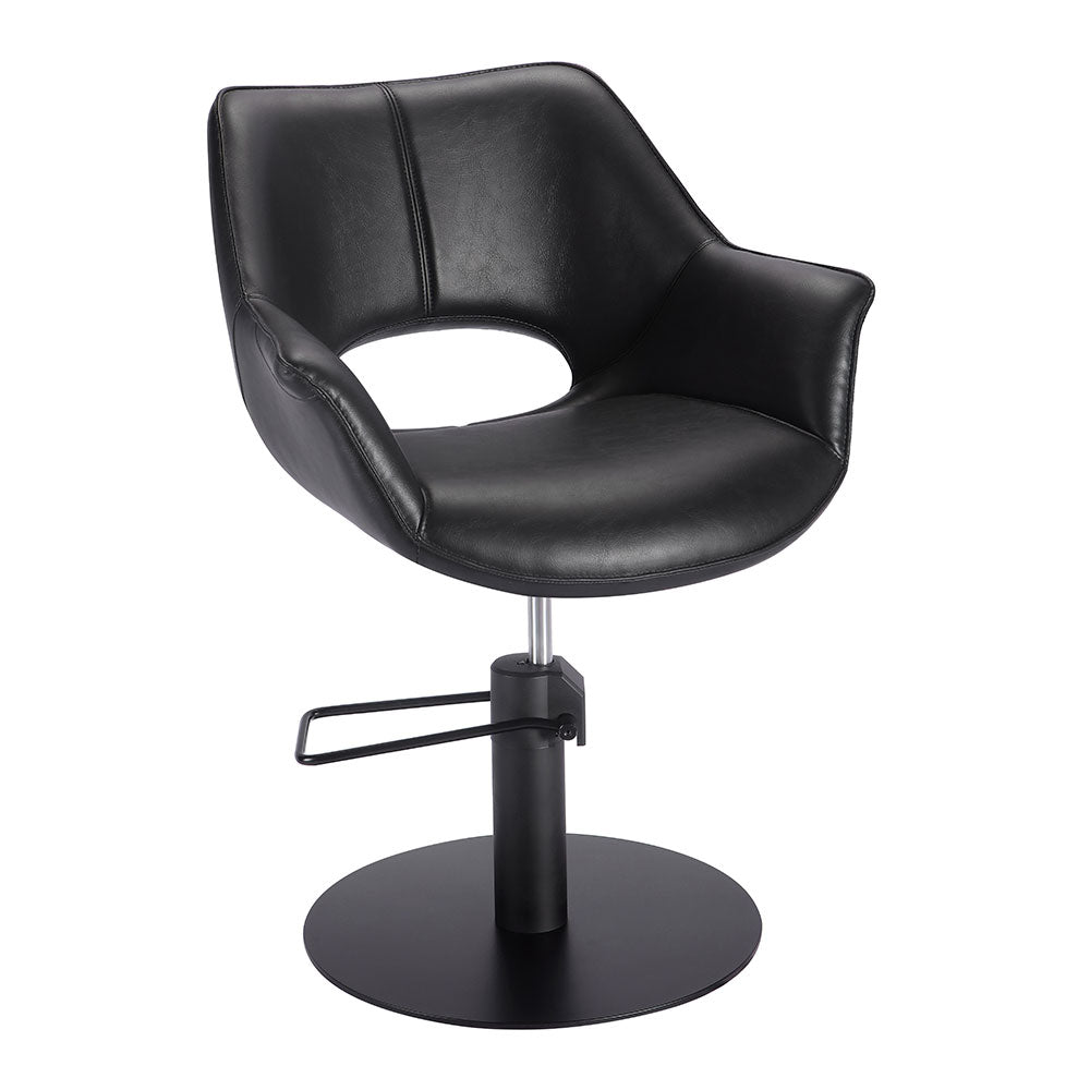 KSHE Leesa Styling Chair BLACK - Round/Square Base