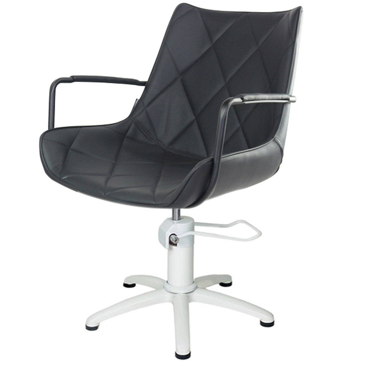 Taylor - WHITE 5 Star Hydraulic Black Upholstery