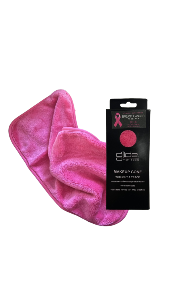 Glide Makeup Cloth Breast Cancer Research Pink [DEL]