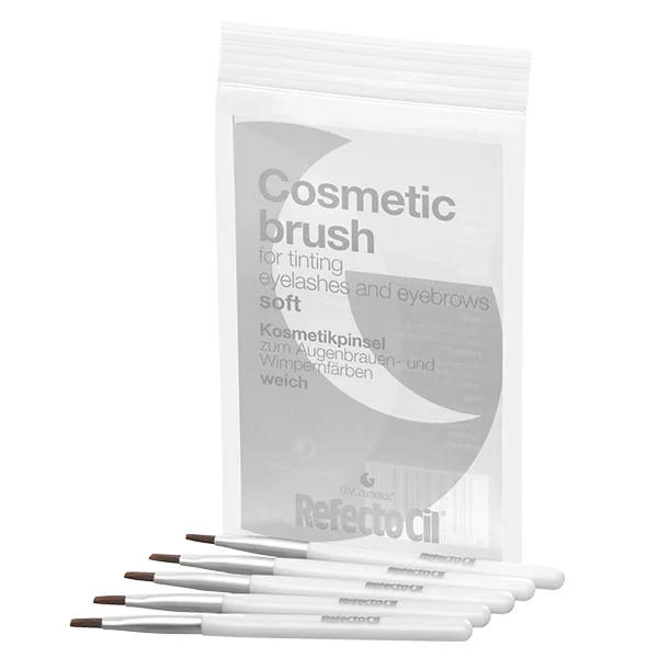 RefectoCil Cosmetic brush silver/soft 5pcs