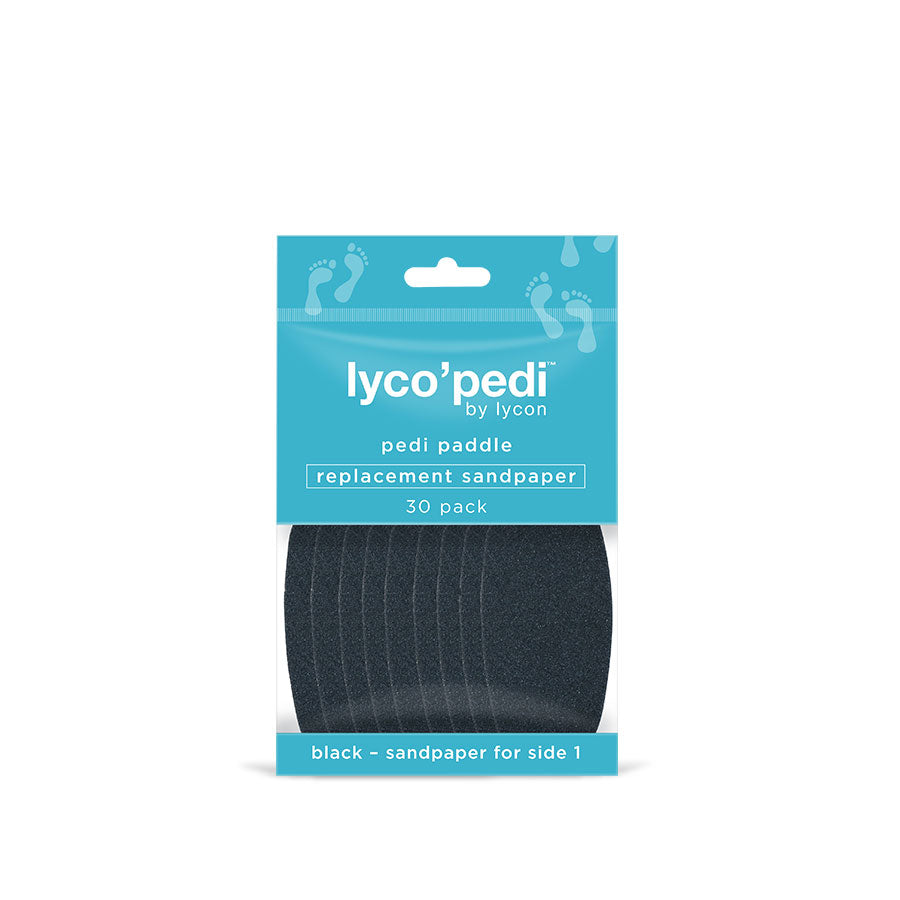 Lycon LYCO’PEDI PADDLE REPLACEMENT SANDPAPER 30pk