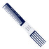 Dateline Professional Blue Celcon Teasing Comb with Rubber Grip & 5 Tails 7 1/2" 302R - Plastic