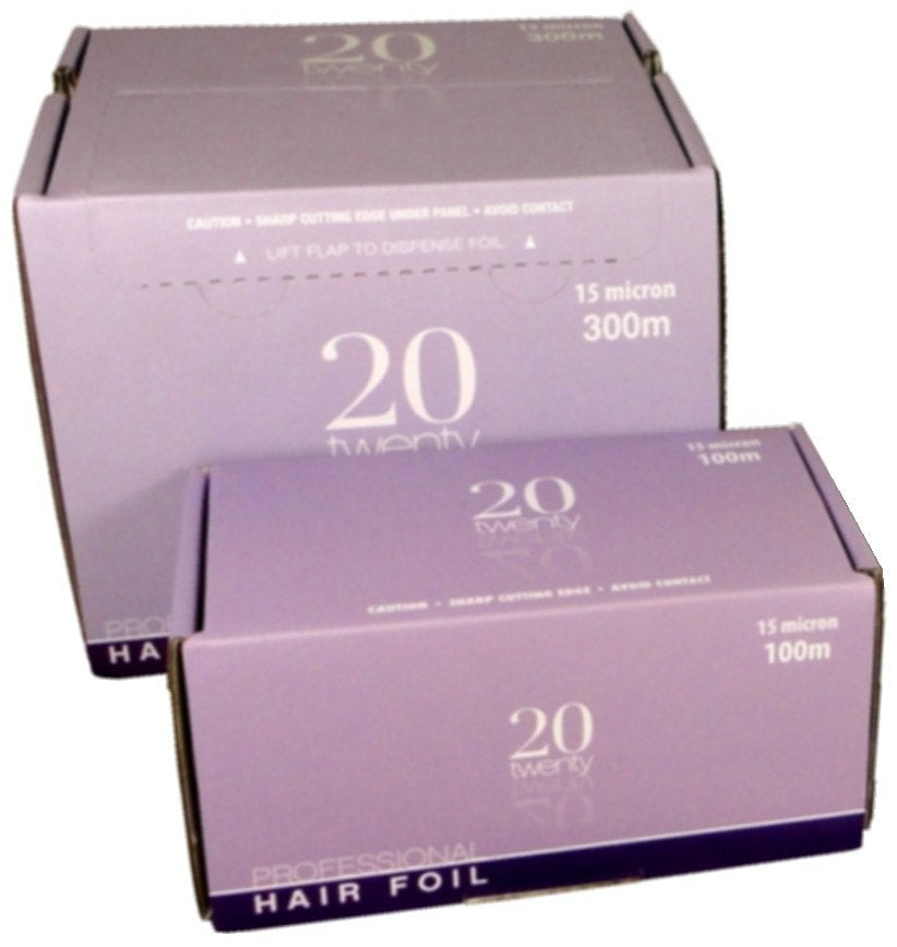 20 Twenty Silver Foil 15 Microns 100m (Purple Box)