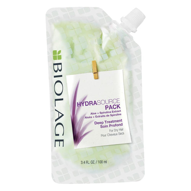 Biolage Everyday Essentials Hydrasource Deep Treatment Pack Mask with Aloe & Spirilina Extract 100ml