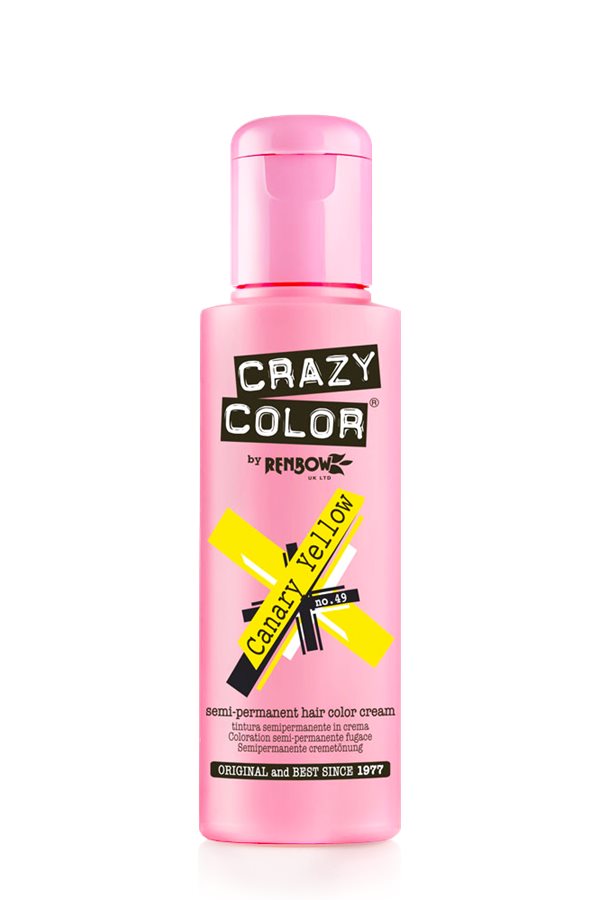 Crazy Color 100ml 049 CANARY YELLOW
