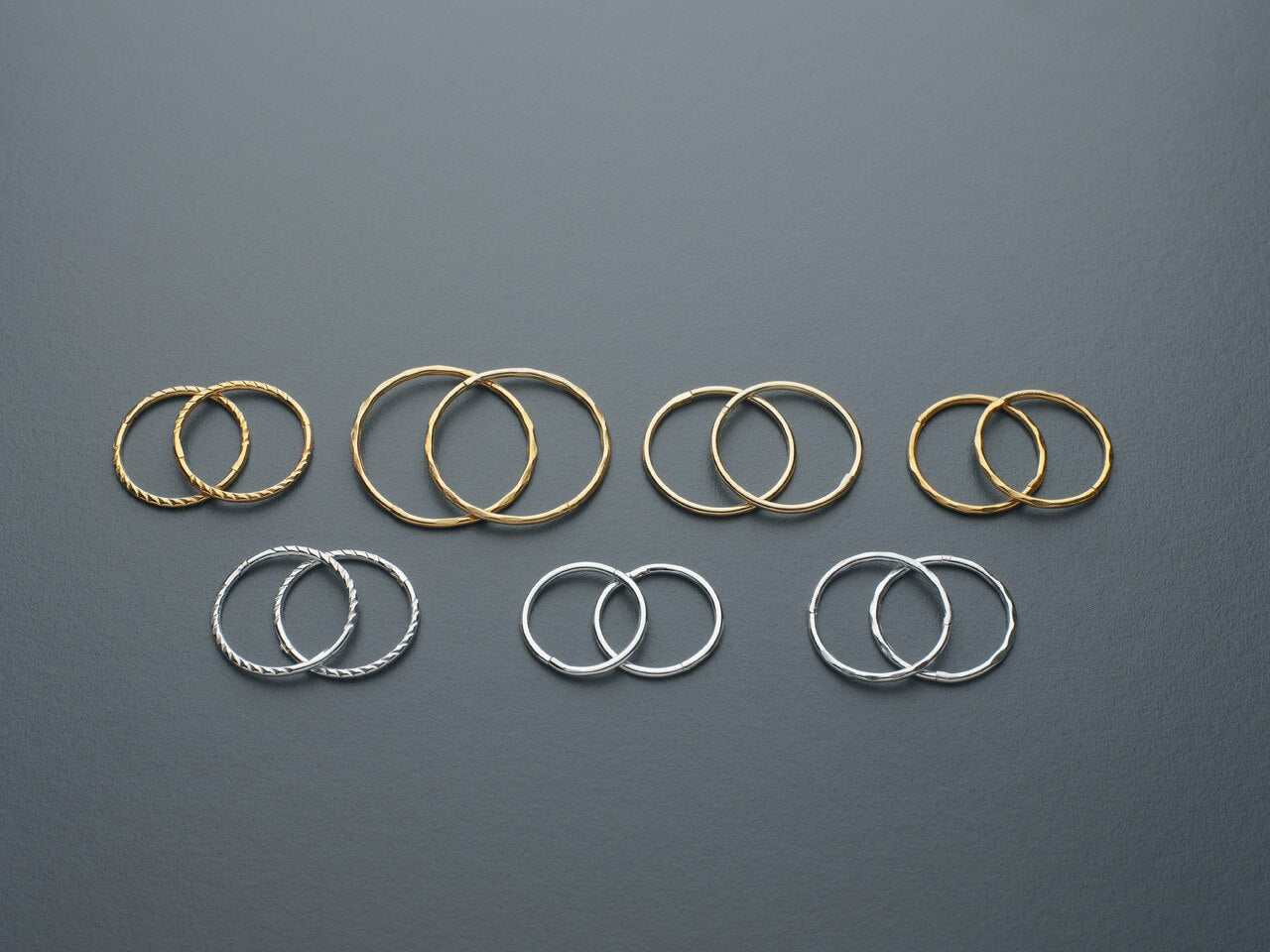 Caflon 13mm Gold Faceted Sleepers Carded [OOS]
