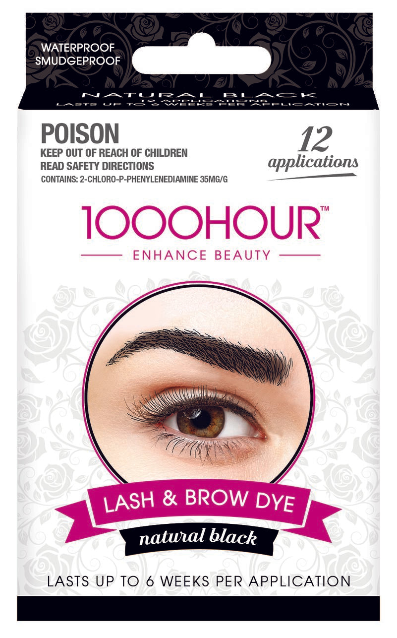 1000HOUR Eyelash & Brow Dye Kit - Black