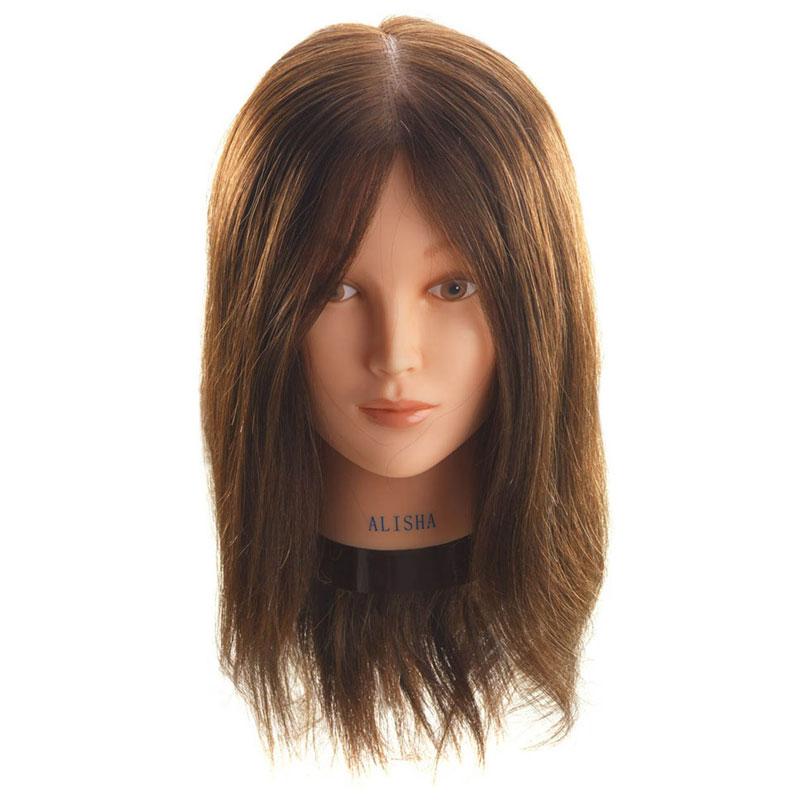 Hi Lift Mannequin Head Alisha - Medium Brown (35-40cm)