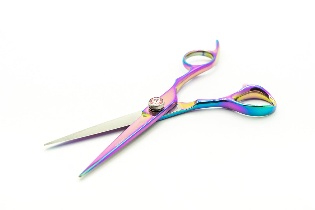 Global Scissors Noah 6 inch Rainbow Cutting Scissor
