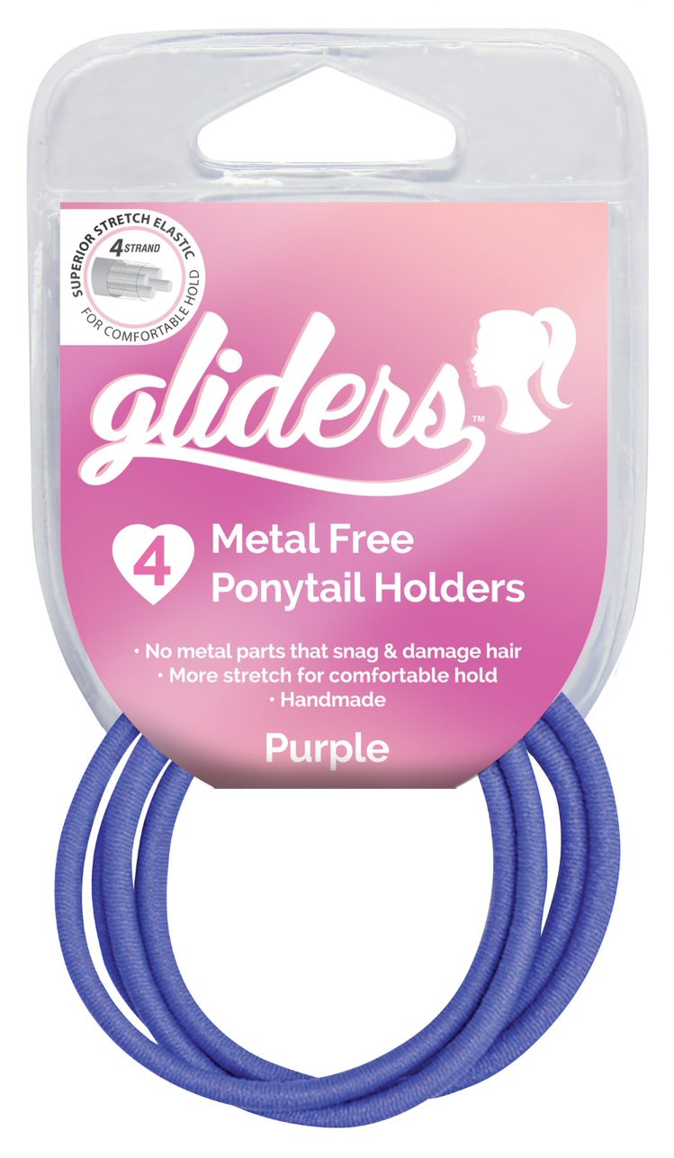 Gliders Metal Free Purple 4pc [DEL]