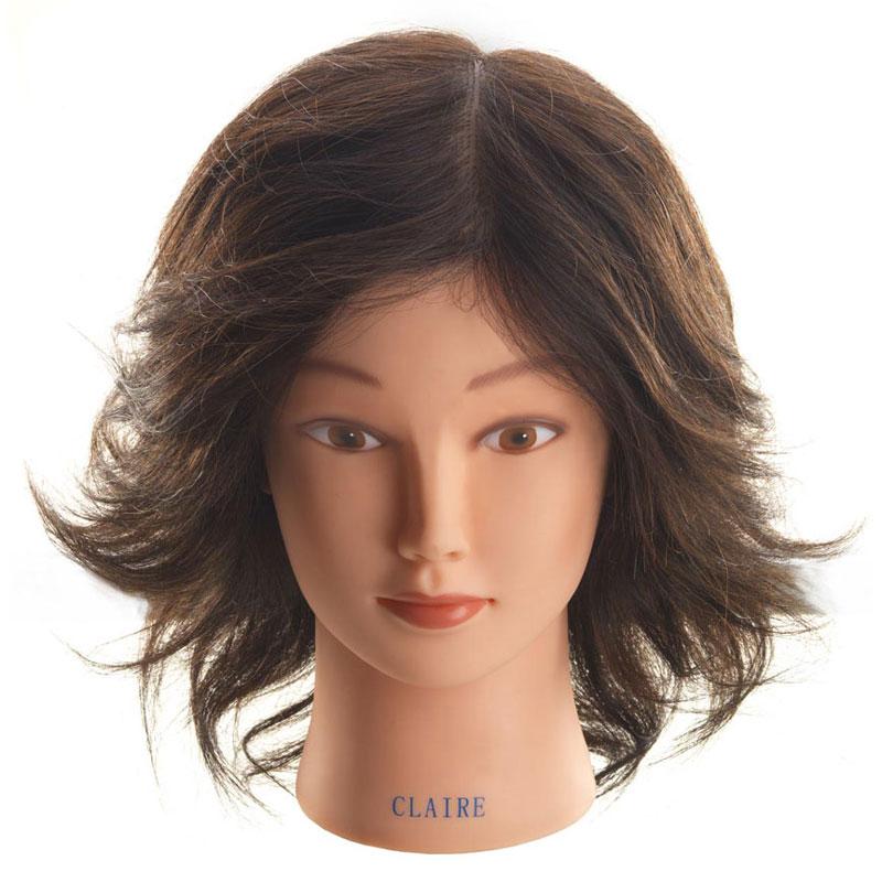 Hi Lift Mannequin Head Claire - Short Wavy (25-30cm)