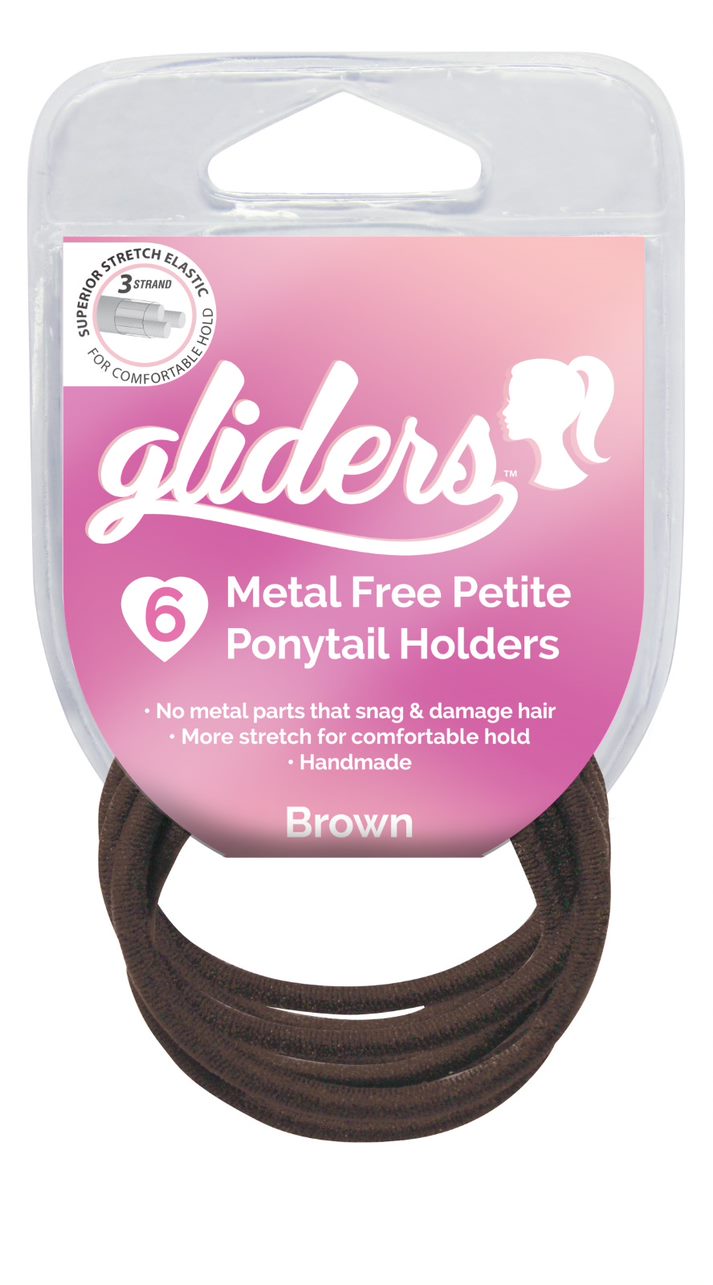 Gliders Metal Free Petites Brown 6pc