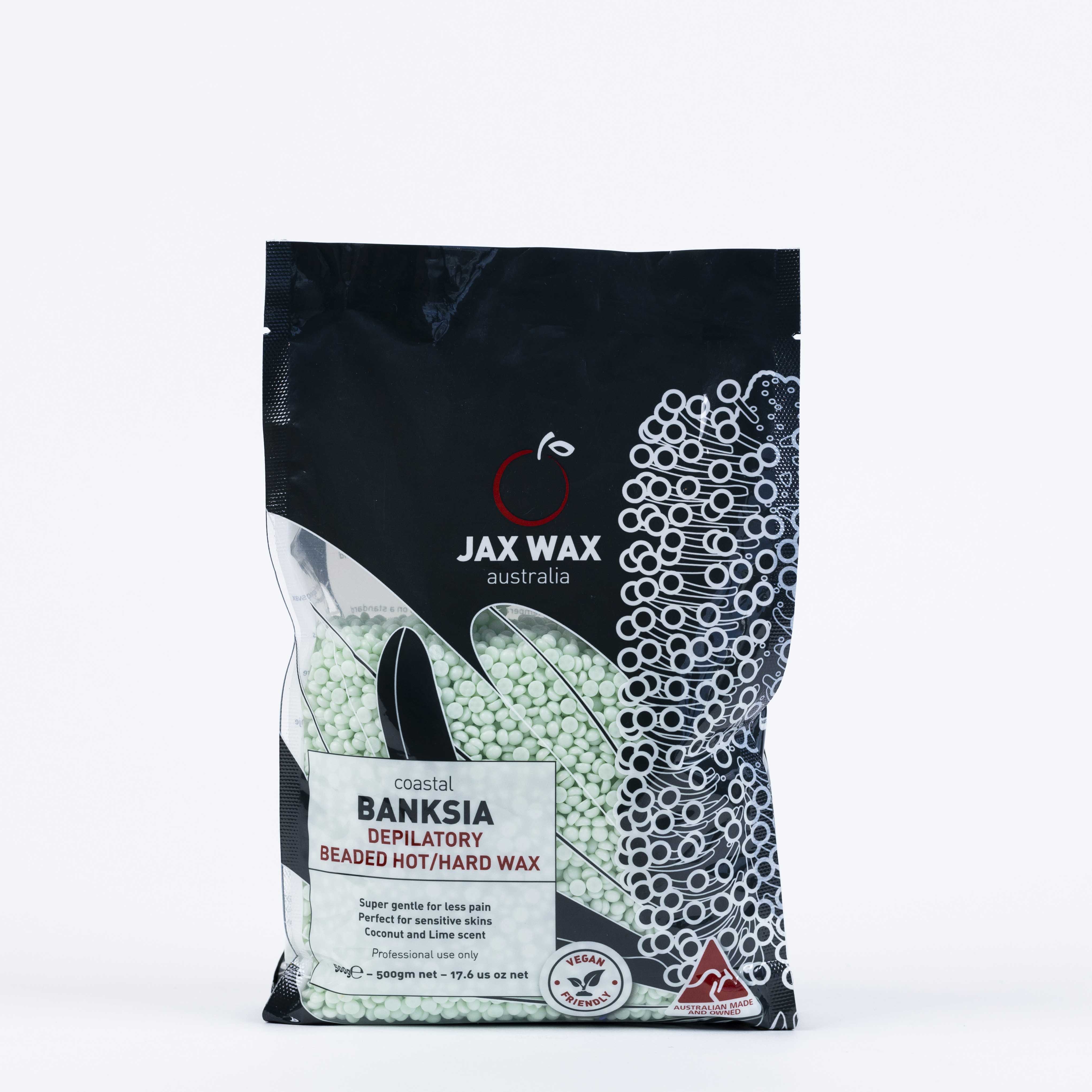 Jax Wax Coastal Banksia Beads Hot Wax 500g
