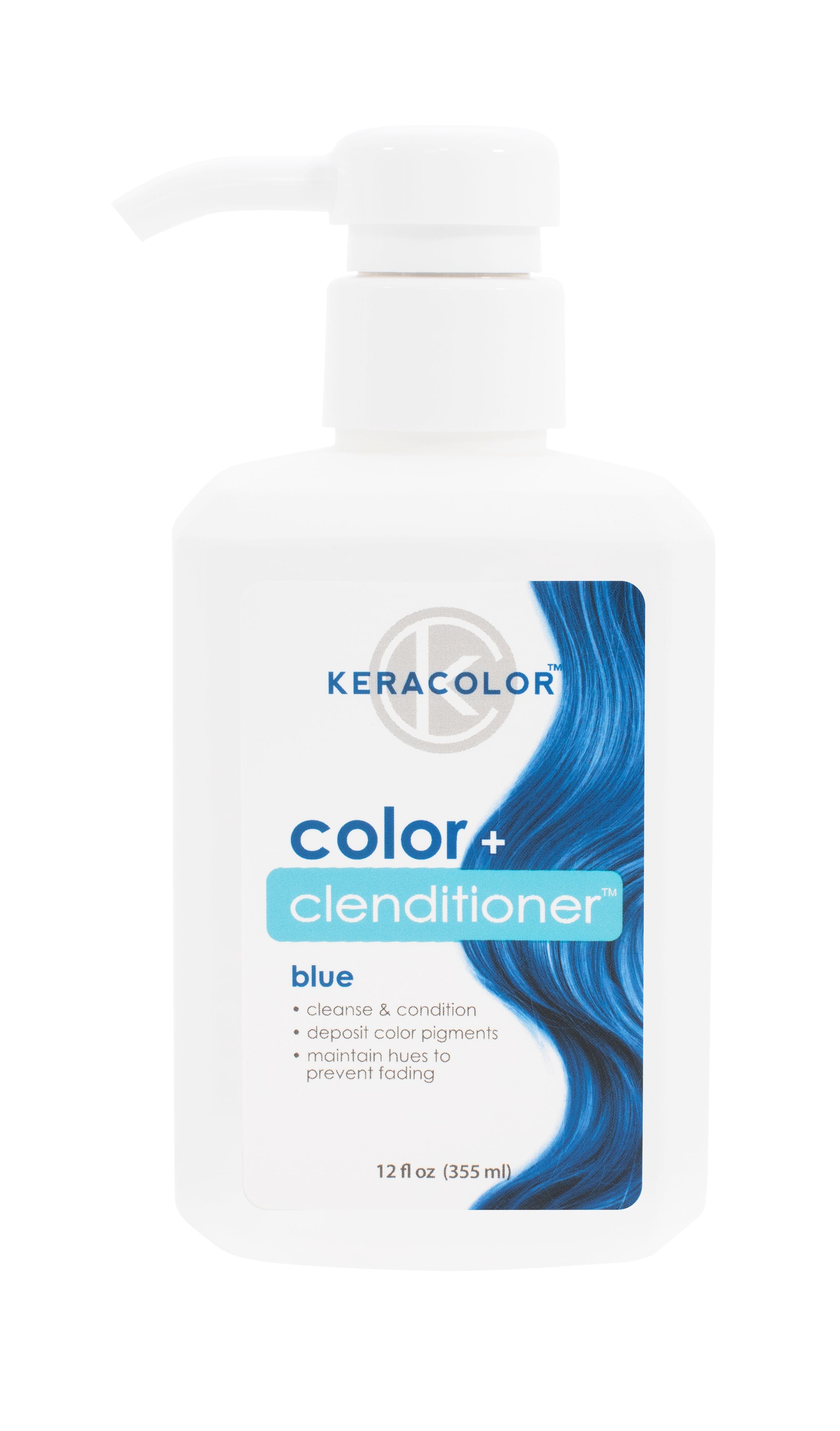 Keracolor Colour + Clenditioner Blue  - 355ml