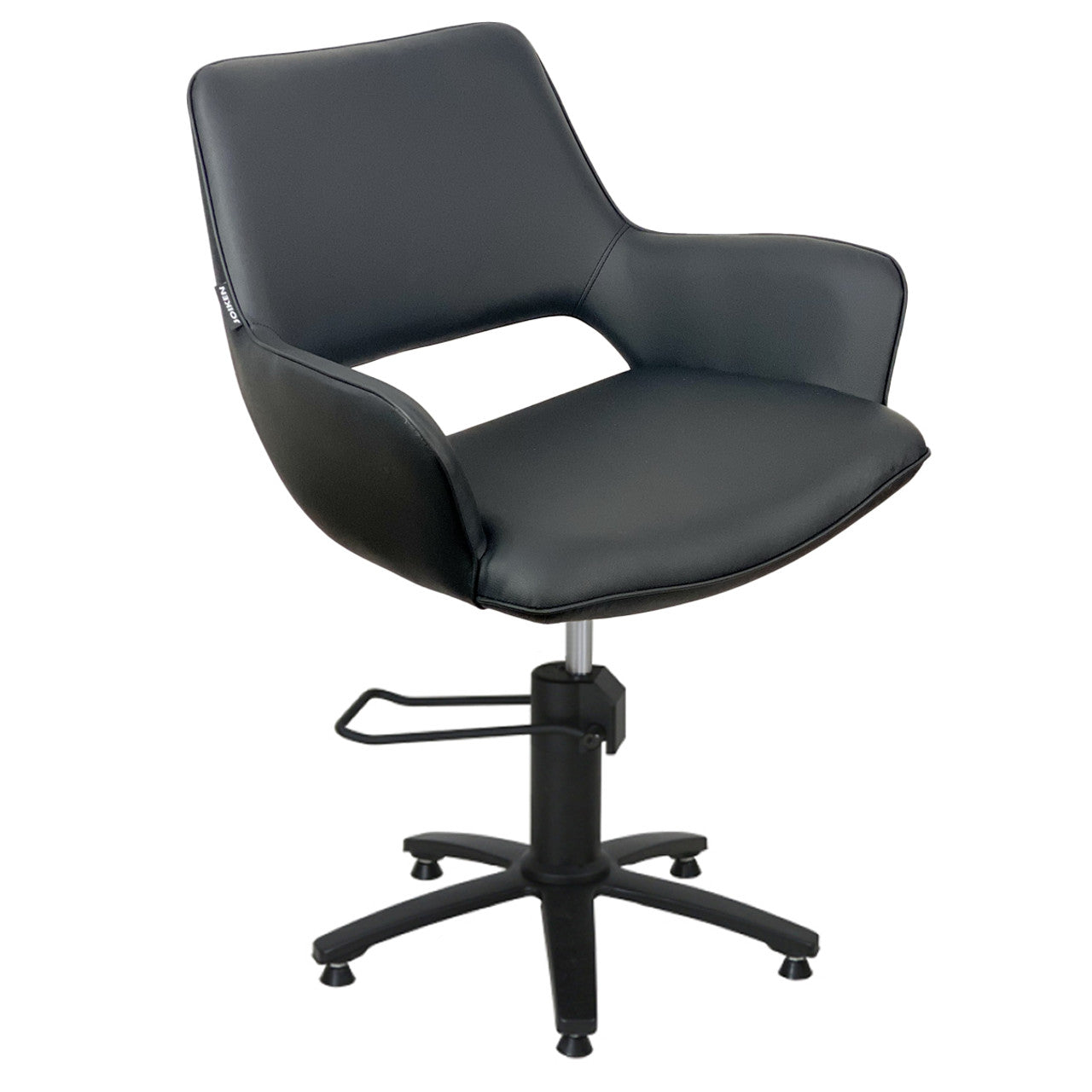 Indigo Black Styling Chair - BLACK 5 Star Hydraulic