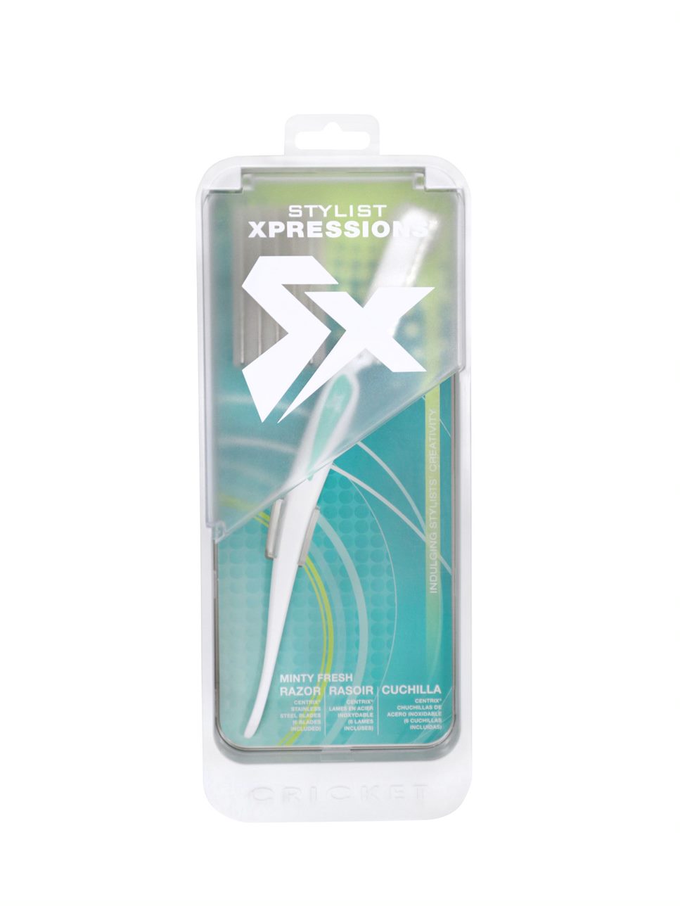 Cricket Stylist Xpression Razor - Minty Fresh