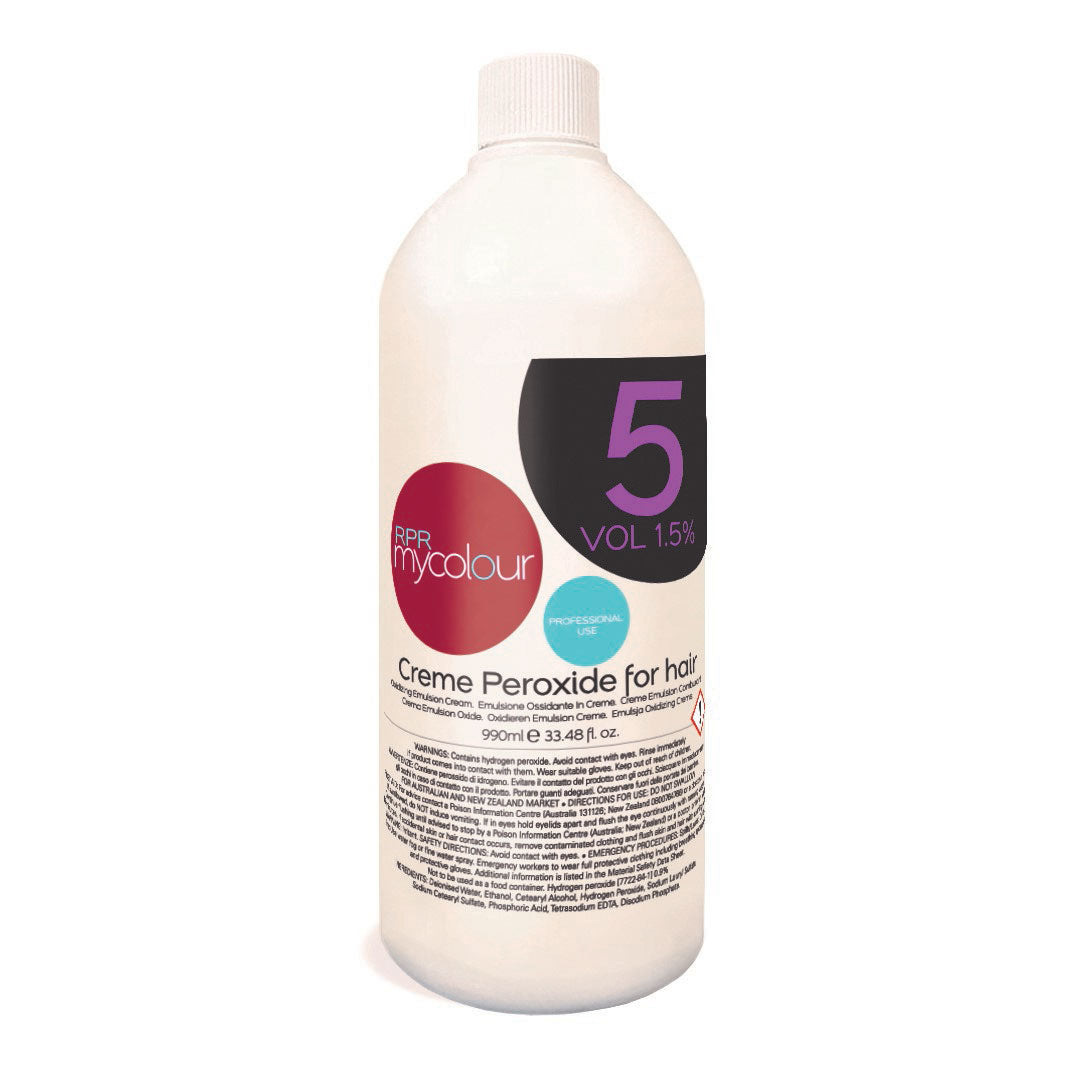 RPR MyColour 5 Vol Creme Peroxide (1.5%) 1 Litre