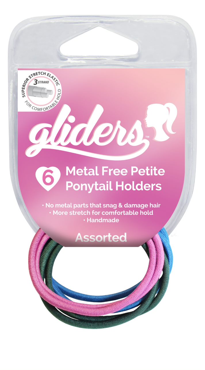 Gliders Metal Free Petites Assorted Colours 6pc