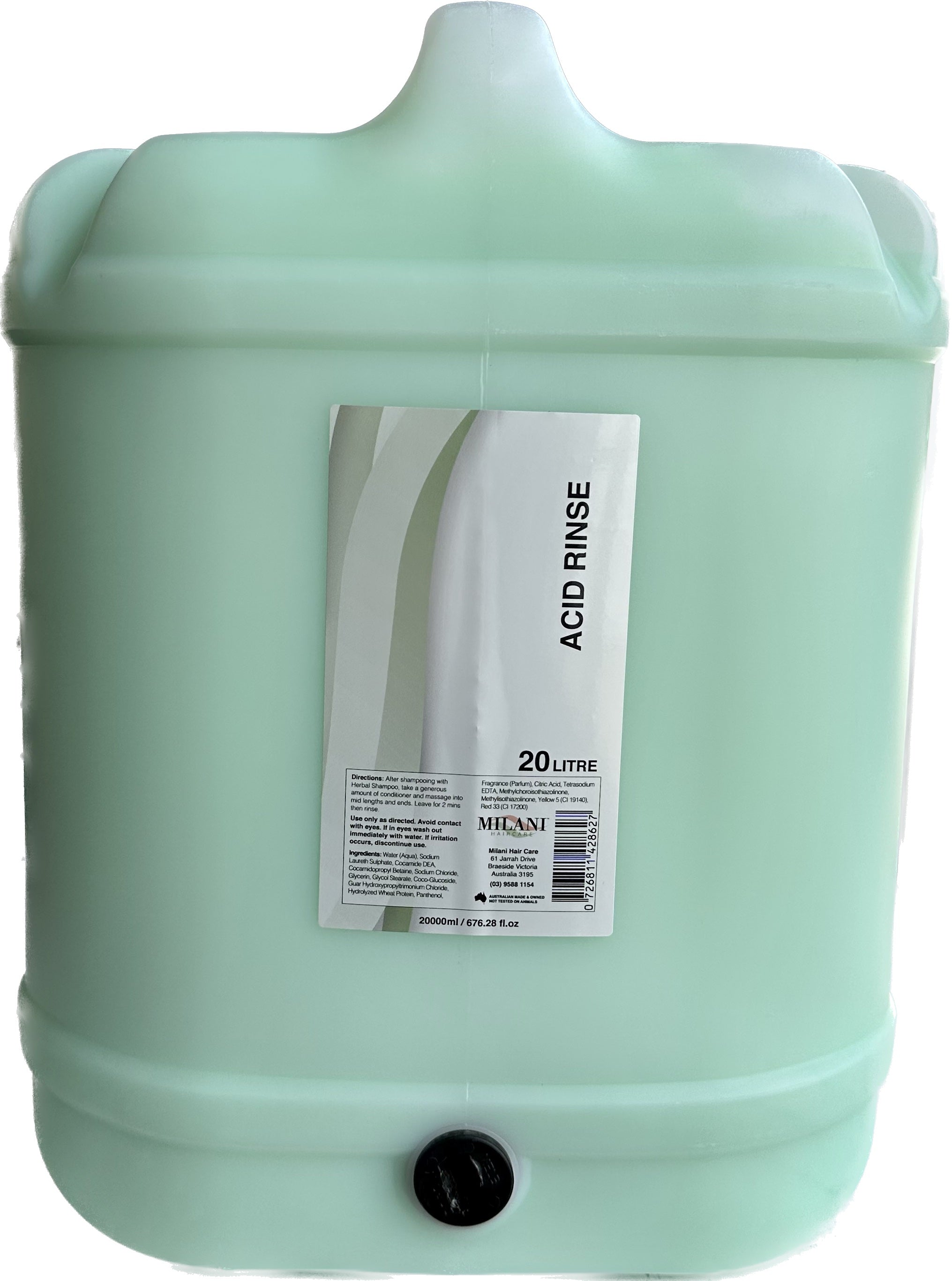 Milani Haircare Herbal Conditioner (Acid Rinse) 20 Litre