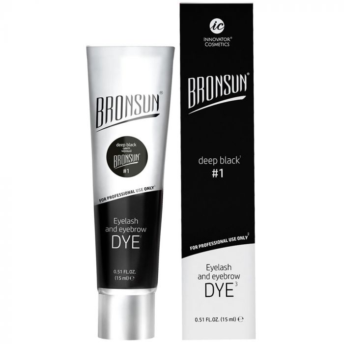 Bronsun Eyelash and Eyebrow Dye Black #1 15 ml