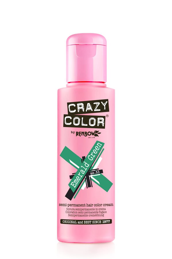 Crazy Color 100ml 053 EMERALD GREEN