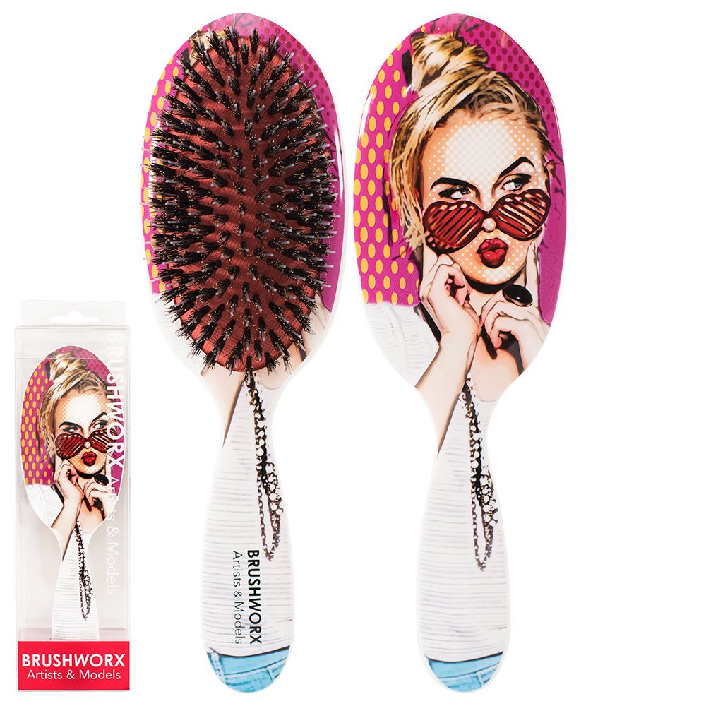 Brushworx Artists & Models Oval Porcupine Styling Brush - All About Me