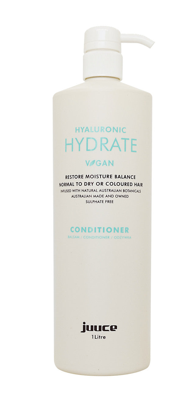 Juuce HYALURONIC HYDRATE CONDITIONER 1LT (previously Silk Hydrate)