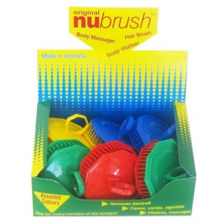 Nu Brush - Scalp massage brush (assorted colours)