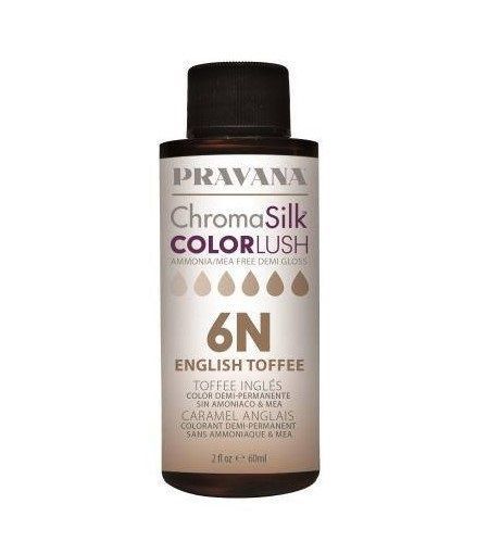PRAVANA ChromaSilk ColorLush 6N English Toffee 60ml