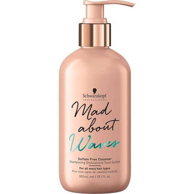Schwarzkopf MAD ABOUT WAVES SULFATE FREE CLEANSER SHAMPOO 300ml