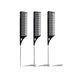 FRAMAR Dream Weaver Premium Tail Comb Set of 3 - Black