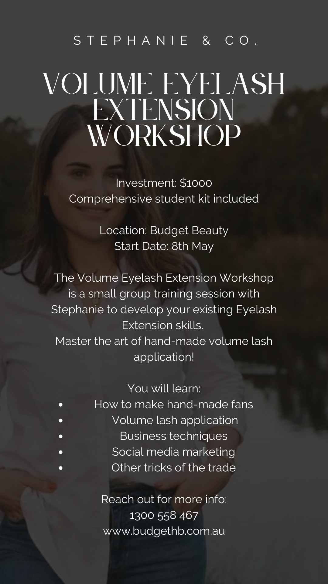 Volume Eyelash Extension Workshop