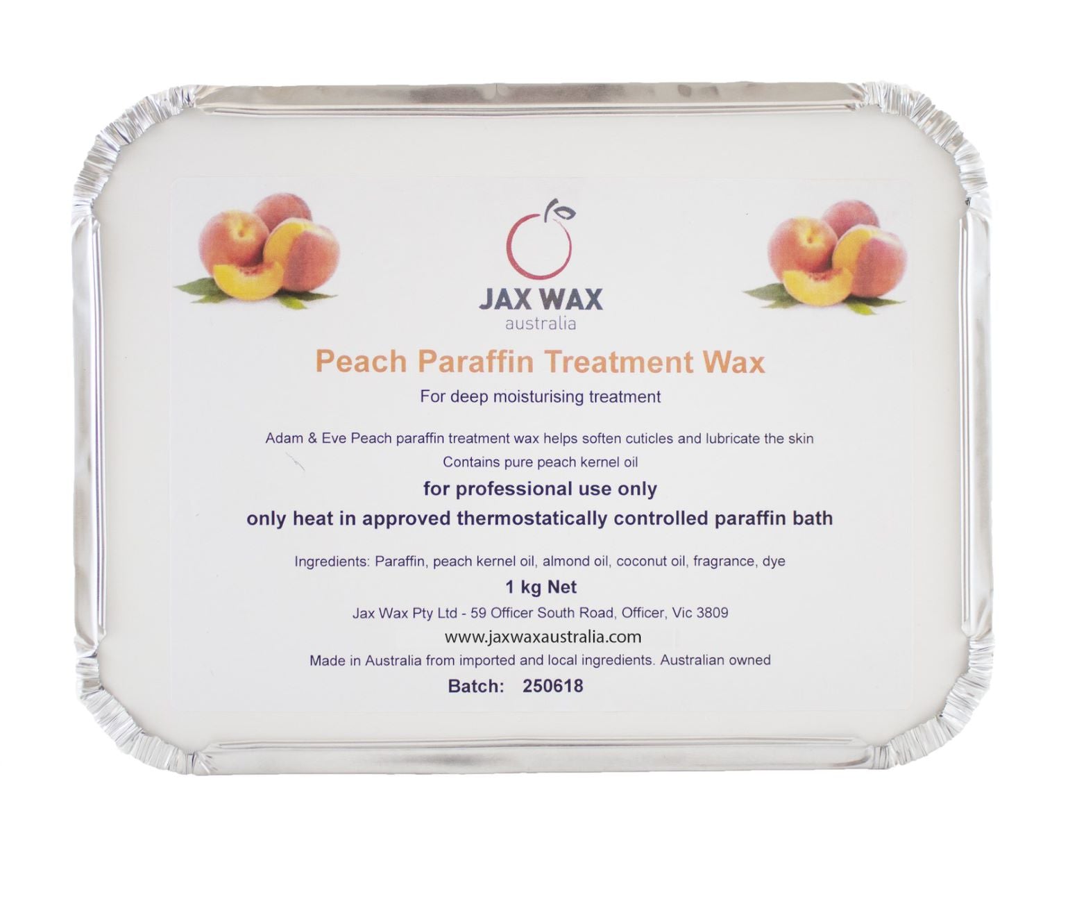 Jax Wax Paraffin Peach 1.1 litre