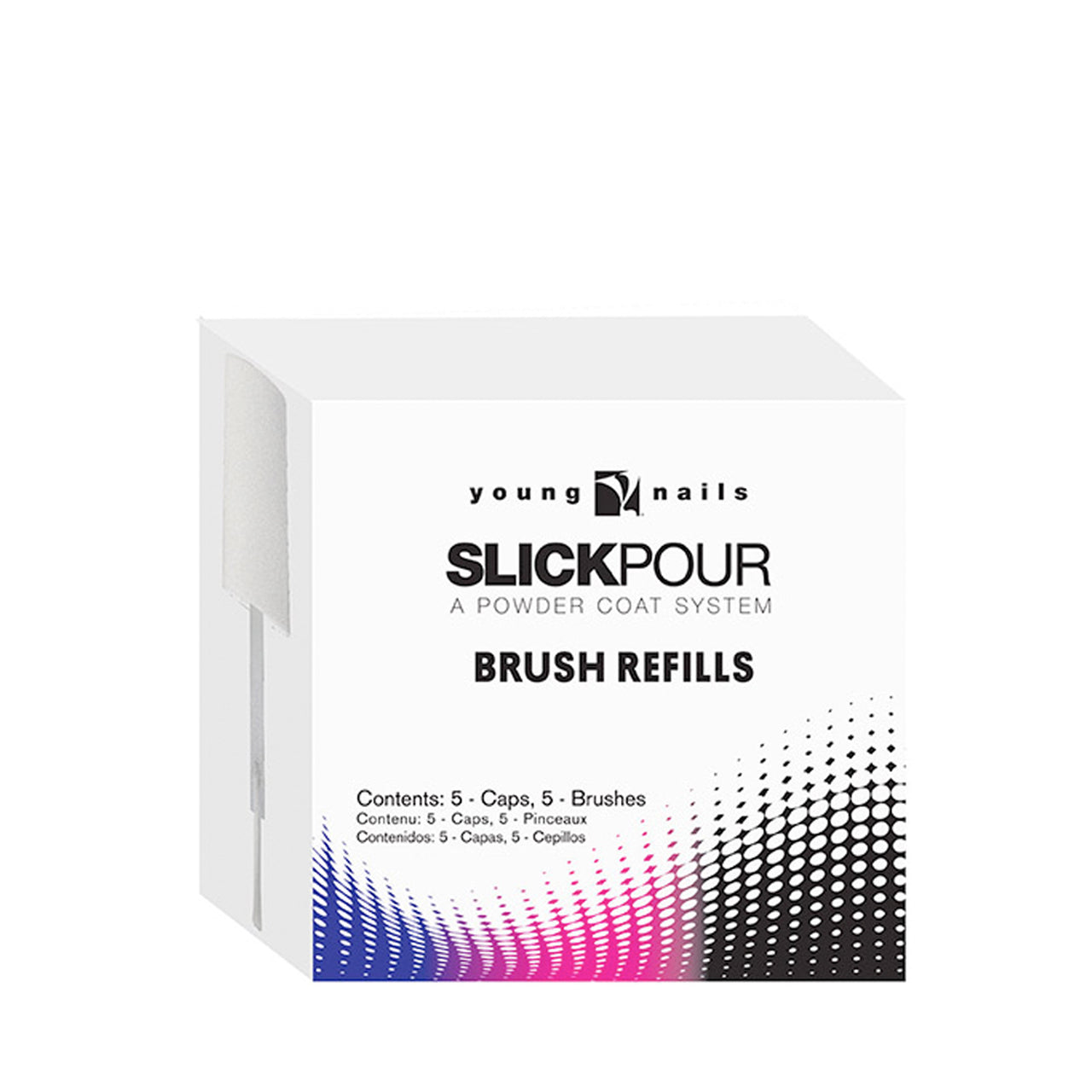 Young Nails SLICKPOUR BRUSH REFILL PACK