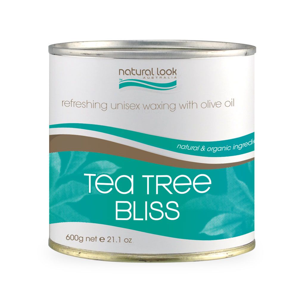 Natural Look Tea Tree Bliss Strip Wax 600g tin