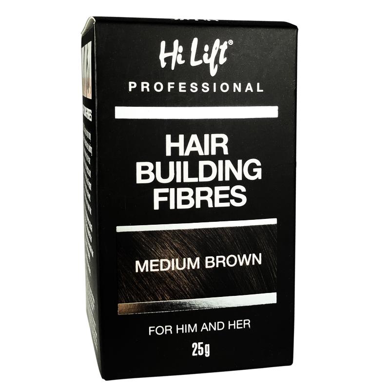 Hi Lift Hair Building Fibres 25g - Medium Brown