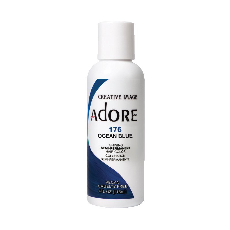 Adore Semi Permanent Hair Color - Ocean Blue - 176