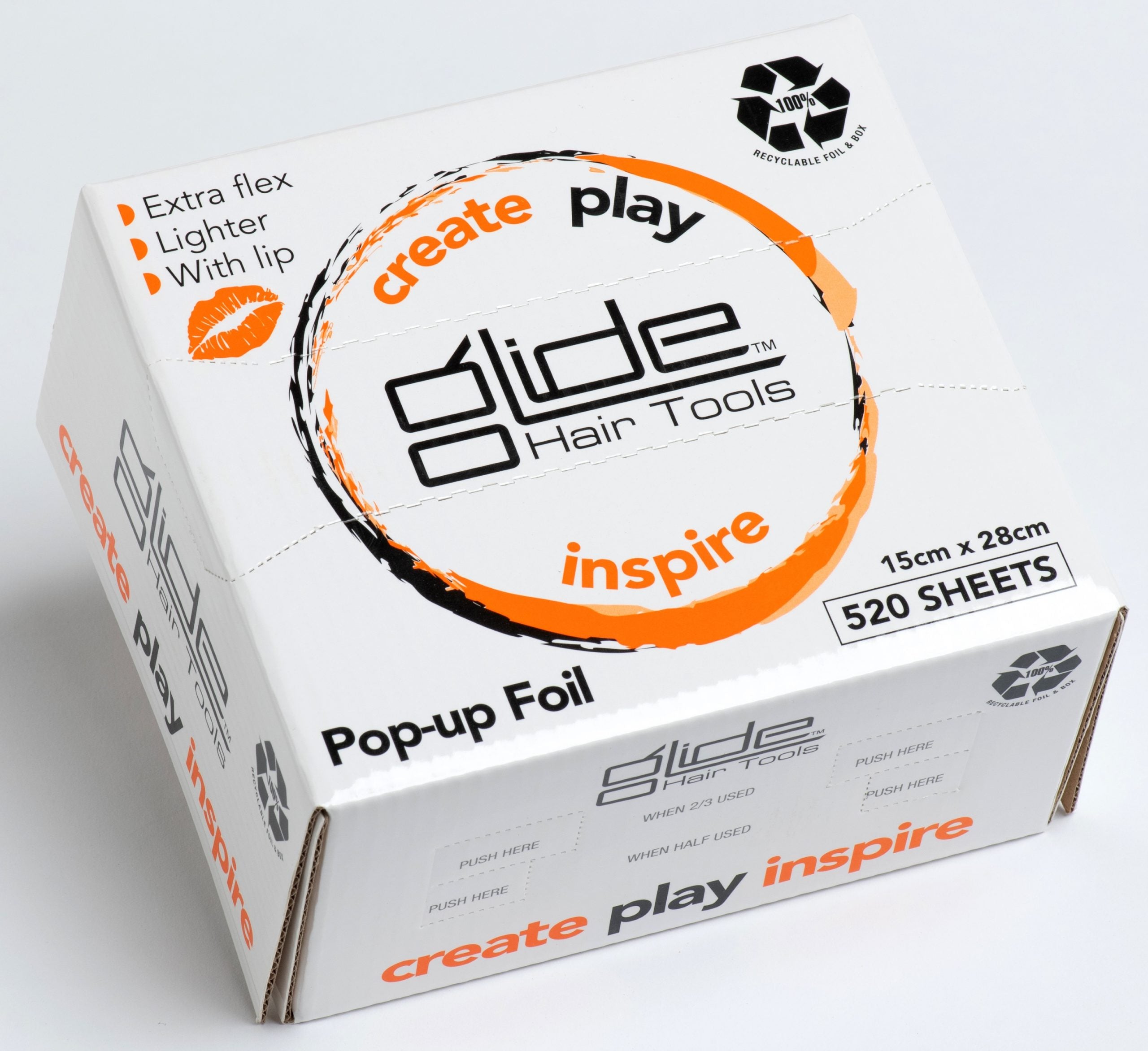 Glide Create Play Inspire Wide Pop-up  Foil 15cm x 28cm 520 sheets
