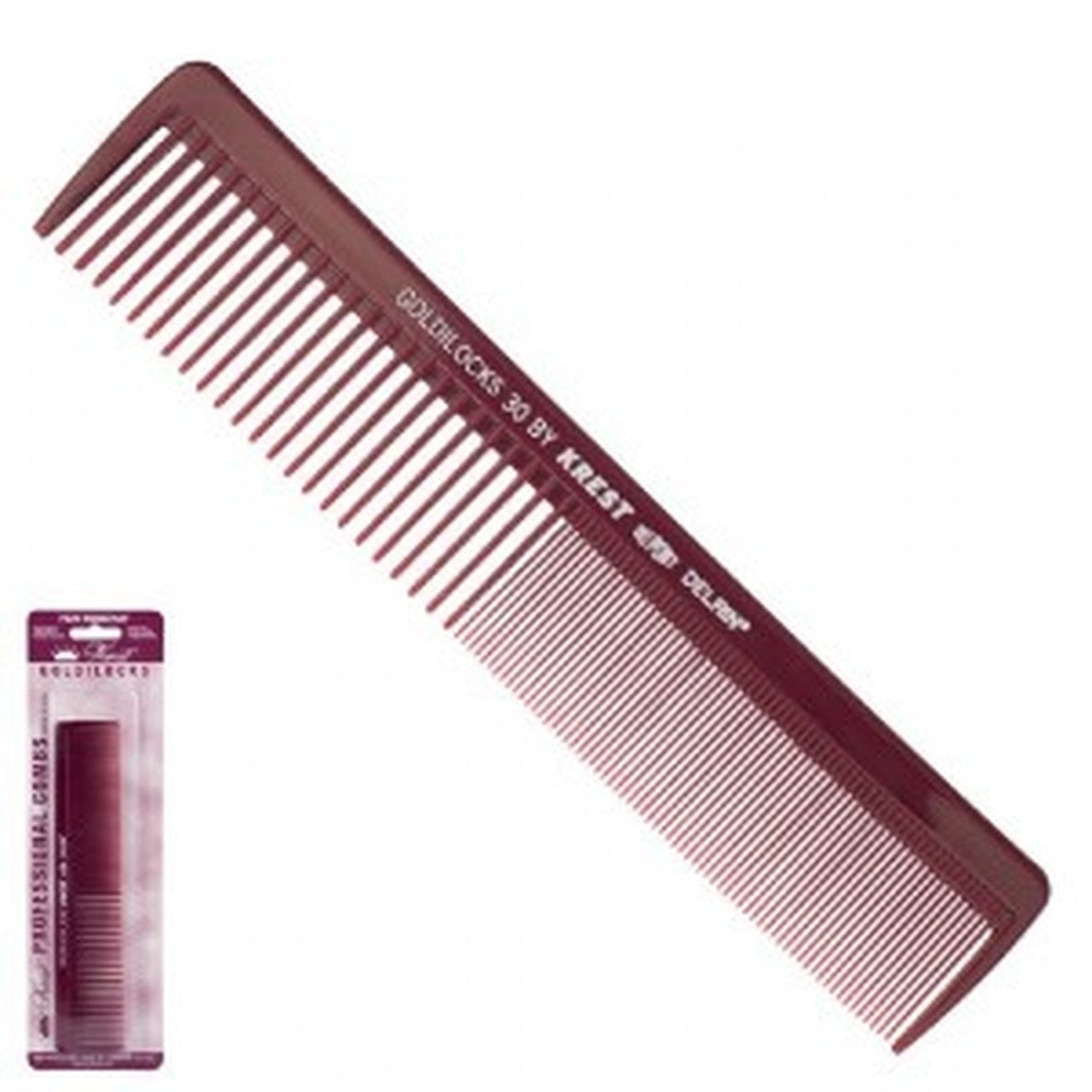 Krest Goldilocks Cutting Comb 7 1/2" G30